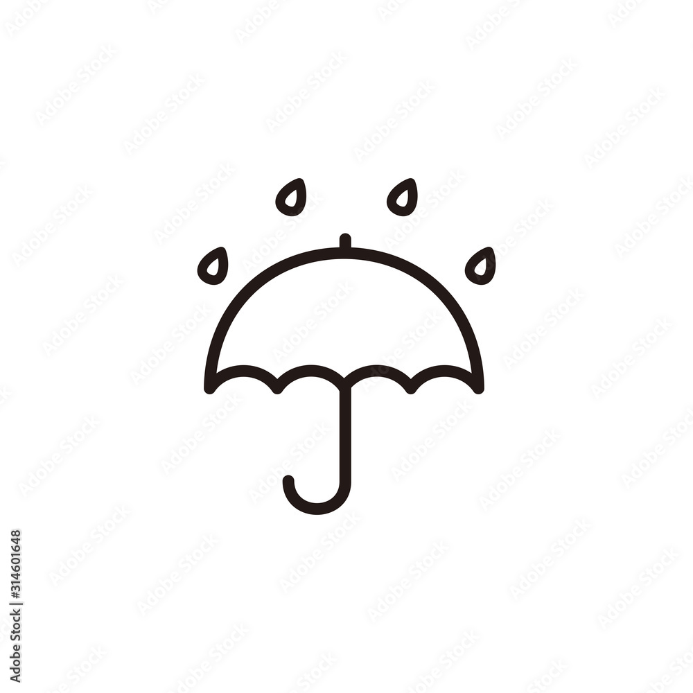 Keep dry icon symbol vector illustration Keep dry icon symbol vector illustration