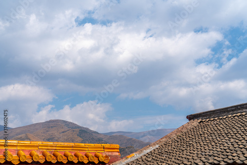 Mount wutai scenic spot in China photo