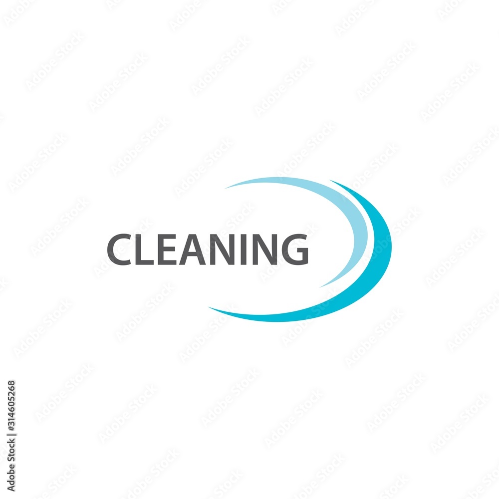 Cleaning logo and symbol Cleaning logo and symbol