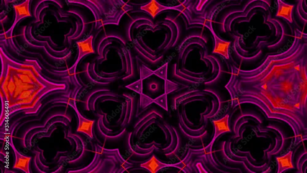 RED PINK HEART ILLUSION BACKGROUND RED PINK HEART ILLUSION BACKGROUND