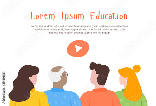 The online courses start web page.