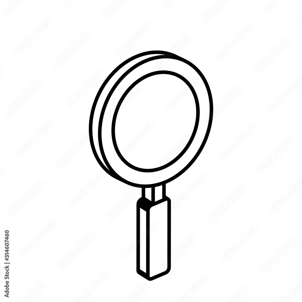 magnifying glass instrument isolated icon vector illustration design magnifying glass instrument isolated icon vector illustration design