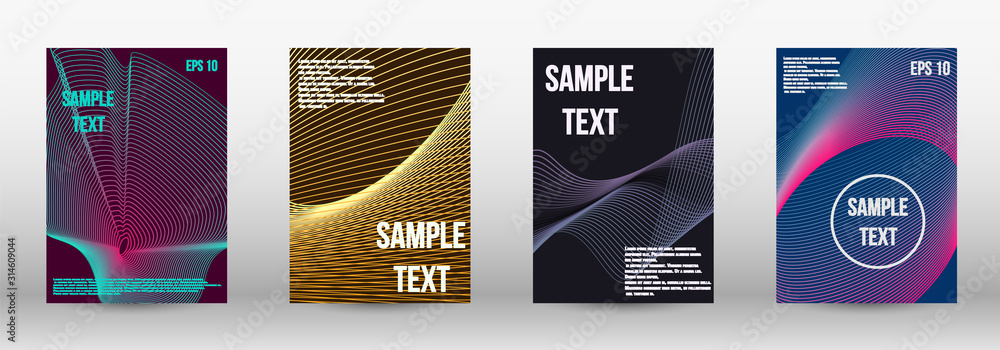 Geometric template with lines Geometric template with lines