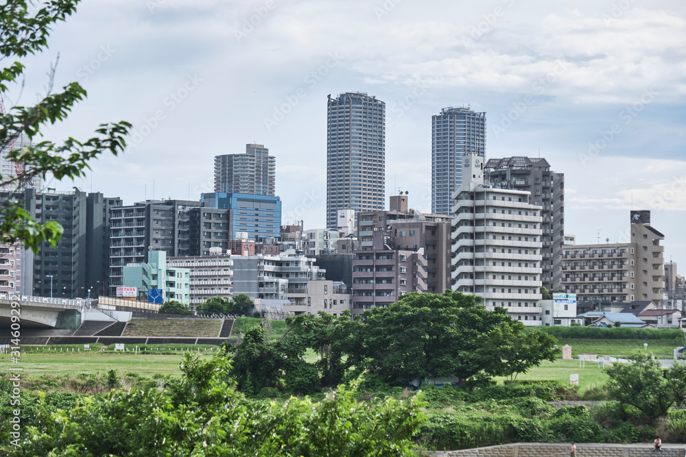 view of the city