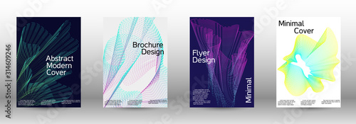 Cover design template set 