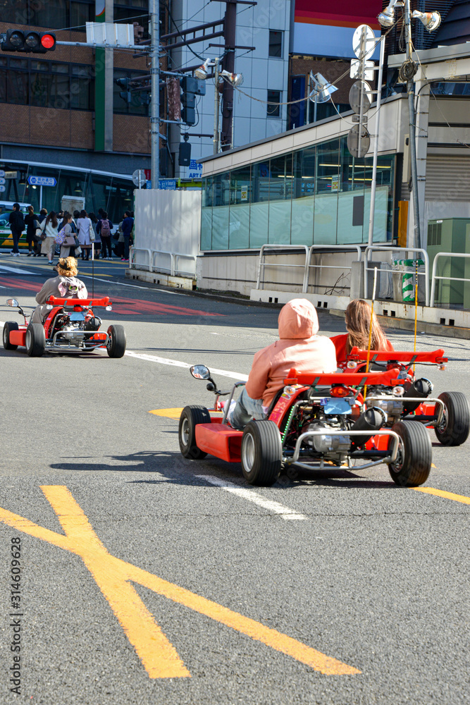 Obraz premium Wózek drogowy