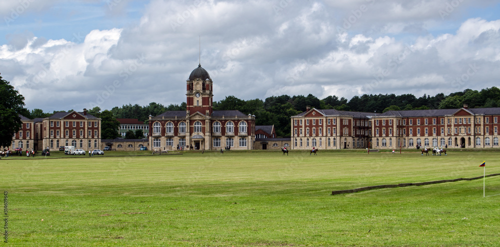Polo field and New College, Sandhurst