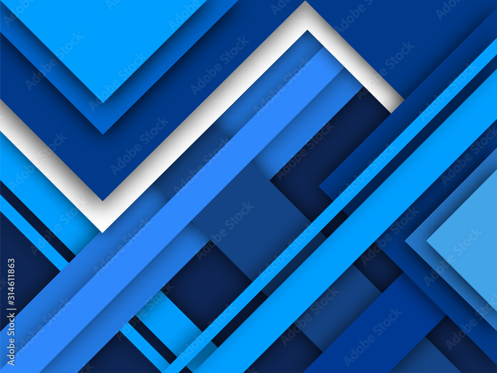 Blue and White Paper Overlapping Abstract Background. Blue and White Paper Overlapping Abstract Background.