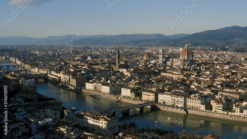 Wallpaper Mural Cityscape of Florence before sunset. Aerial view Torontodigital.ca