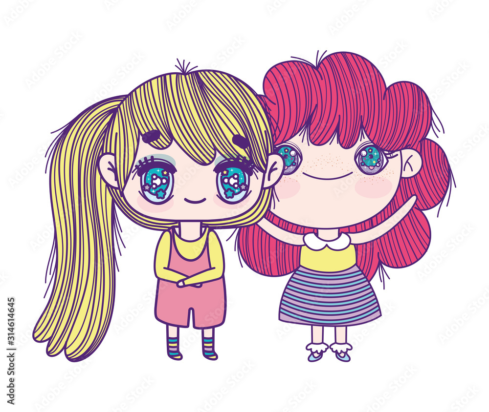 kids, cute little girls anime cartoon characters kids, cute little girls anime cartoon characters