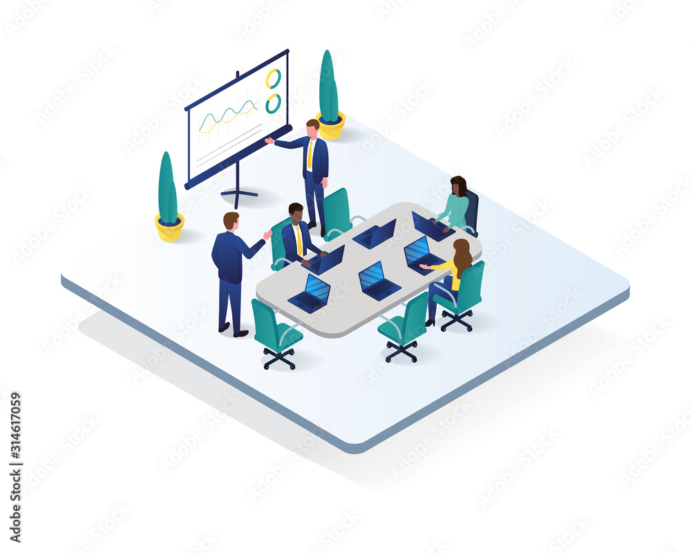 office workspace room isometric illustration, workplace condition in 3d isometric illustration office workspace room isometric illustration, workplace condition in 3d isometric illustration