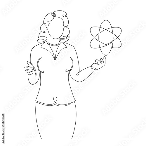 line continuous astrophysicist astronomer scientist
