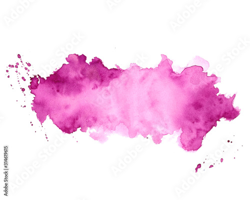 abstract purple watercolor stain texture background design