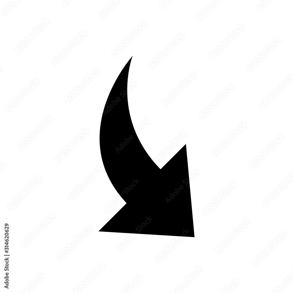 Arrow pointer icon Arrow pointer icon