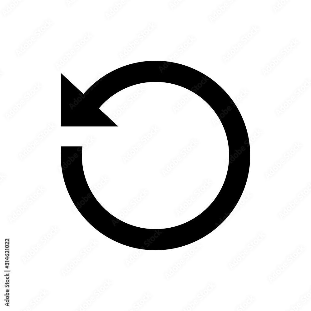Refresh signage icon design trendy Refresh signage icon design trendy