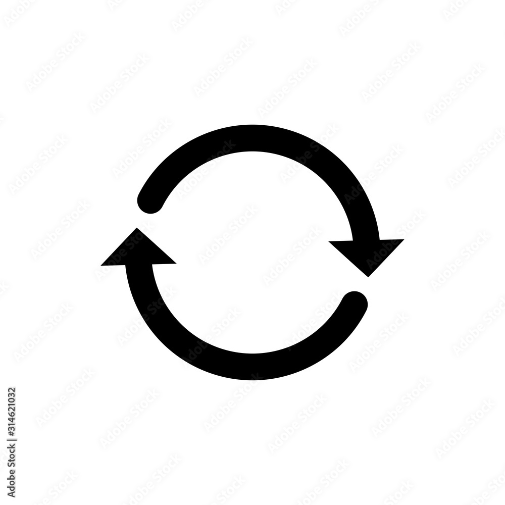 Refresh signage icon design trendy Refresh signage icon design trendy