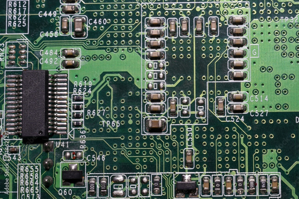 A combine electonic component on circuit on computerboards. A combine electonic component on circuit on computerboards.