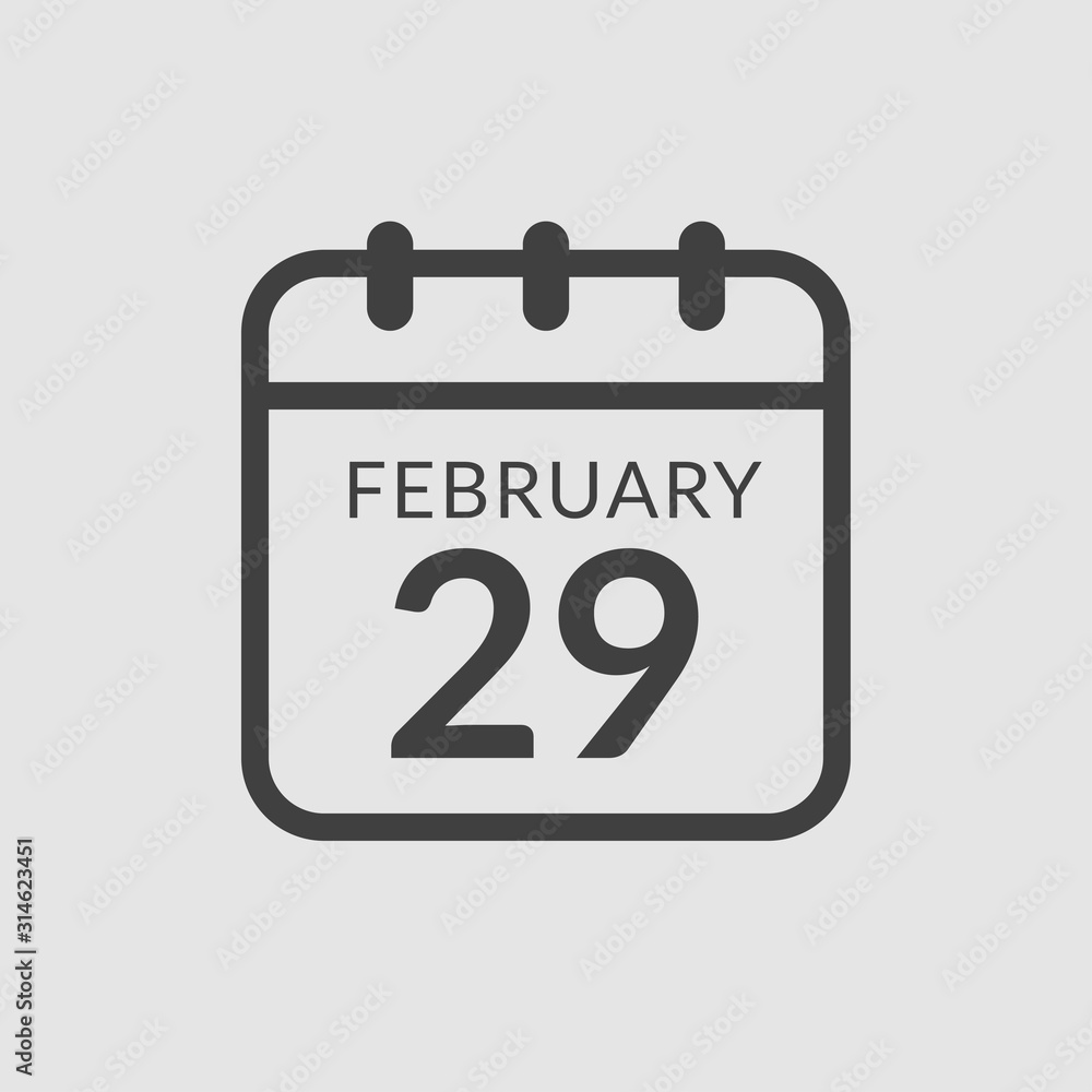 Calendar day 29 February, leap or intercalary year Calendar day 29 February, leap or intercalary year