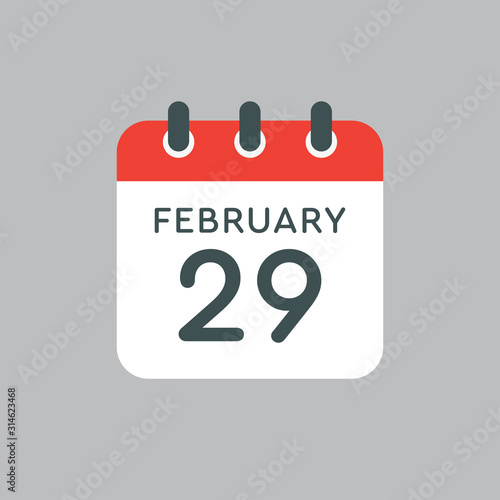 Calendar day 29 February, leap or intercalary year
