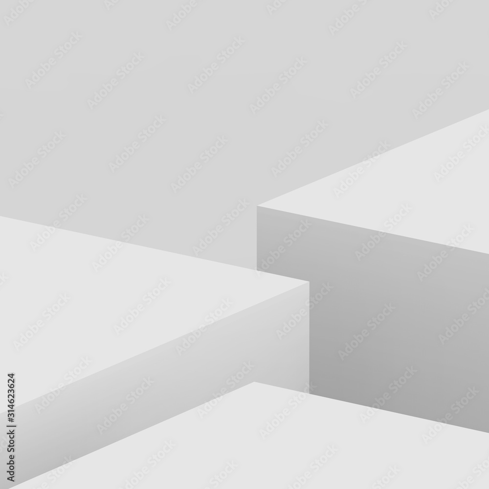 3d gray white cube and box podium minimal scene studio background. Abstract 3d geometric shape object illustration render. Display for online business product. 3d gray white cube and box podium minimal scene studio background. Abstract 3d geometric shape object illustration render. Display for online business product.