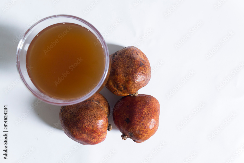 Boiled water of Hyphaene thebaica, doum fruit or zuriat. Arabian Peninsula  herbs for pregnancy and various illness. Stock-Foto | Adobe Stock