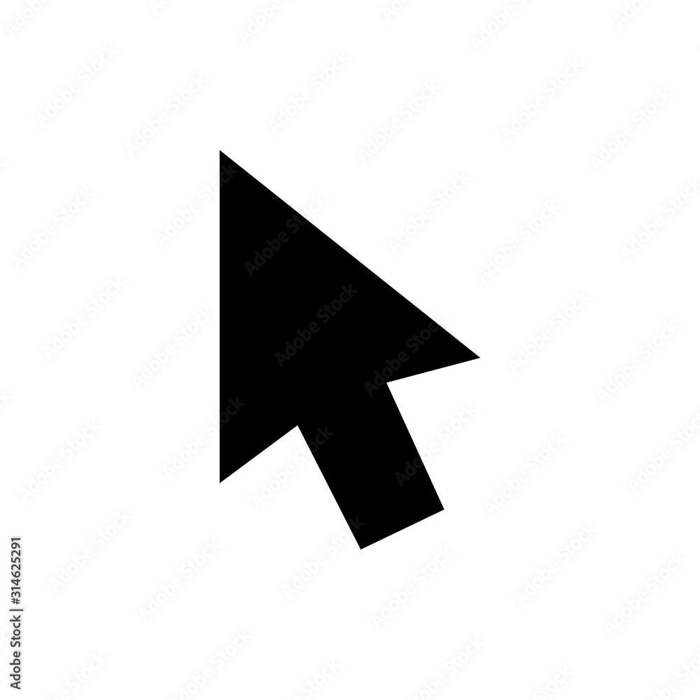 Arrow pointer signage icon vector Arrow pointer signage icon vector