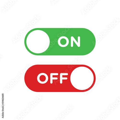 Switch on off button icon