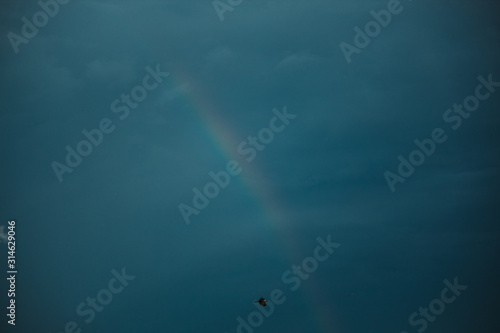 Rainbow in the sky during monsoon © Shiv Mer