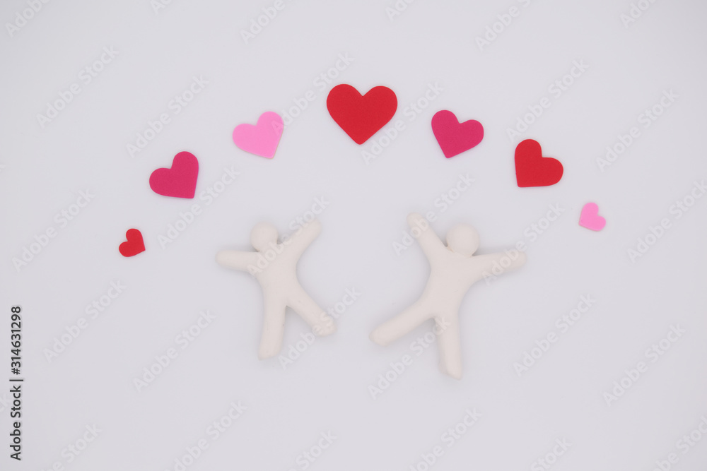 幸せなカップルのコンセプトイメージ写真 横位置 白背景 Stock Photo Adobe Stock 幸せなカップルのコンセプトイメージ写真 横位置 白背景 Stock Photo Adobe Stock