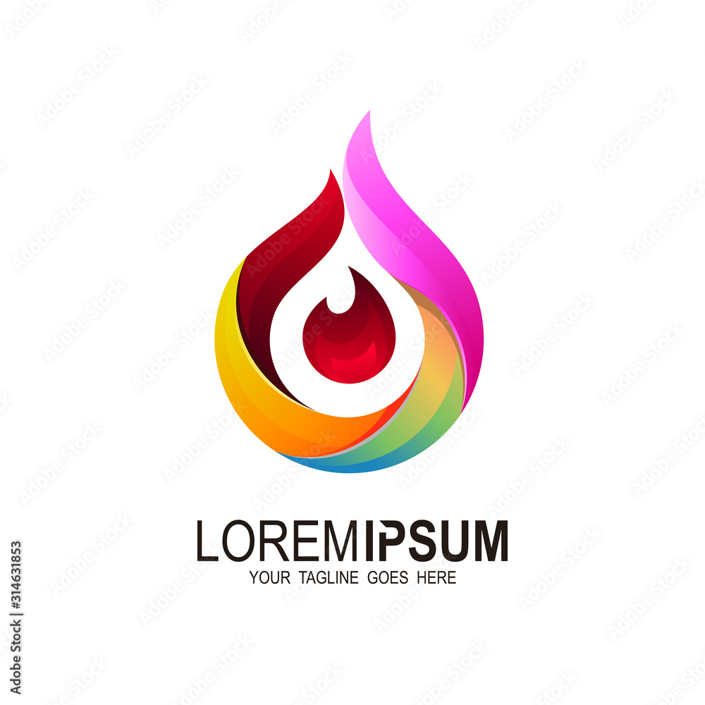 Fire logo ,Logo and Abstract web Icon and fire vector identity symbol. Modern logotype icon Fire logo ,Logo and Abstract web Icon and fire vector identity symbol. Modern logotype icon