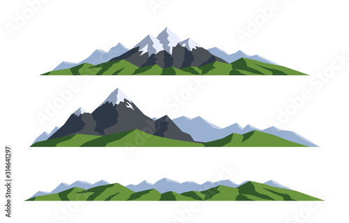 Canvas-taulu Mountain landscape