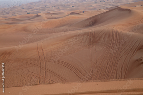 scale backgrounds of desert and dunes  Dubai  Emirates