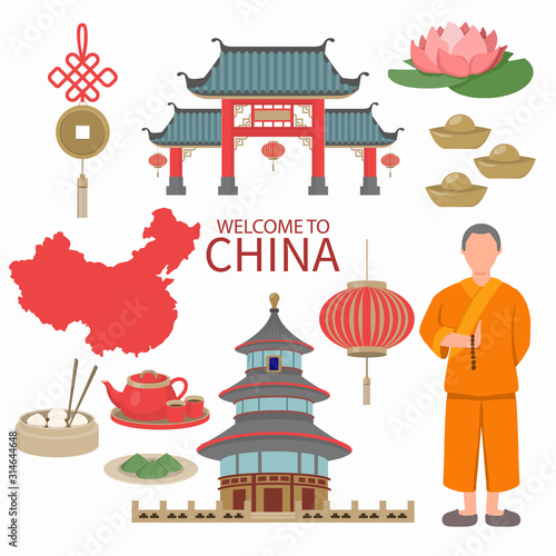 China Flat Icons Design Tra...