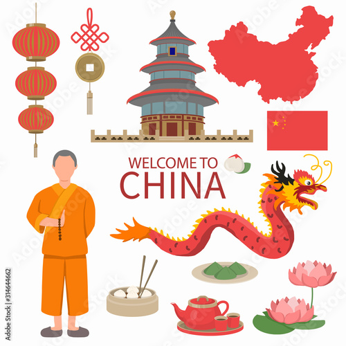 China Flat Icons Design Tra...