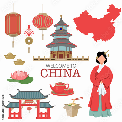 China Flat Icons Design Tra...