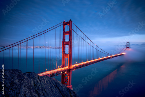 golden gate bridge in san Francisco at night