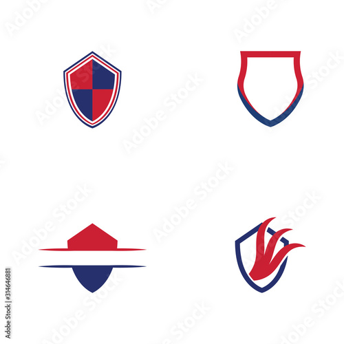 Free Download Set Shield Logo Template vector symbol - GFXLoad