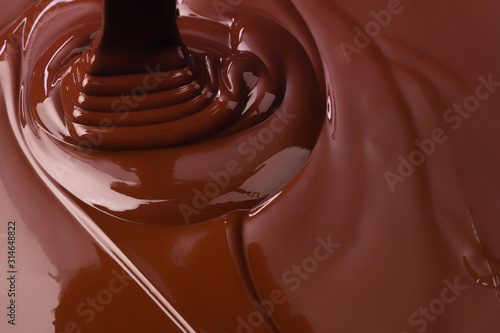 hot swirl chocolate background, splash of liquid cocoa