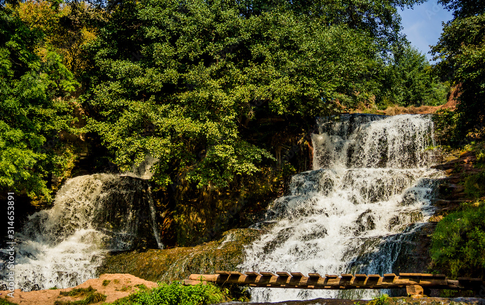 Obraz premium a big waterfall