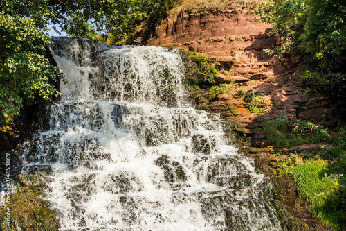 a big waterfall