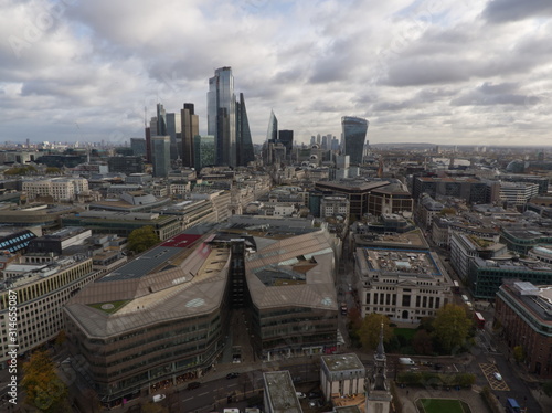 London Cityscape on a cloudy day