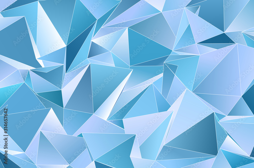 Triangular 3d, modern background Triangular 3d, modern background