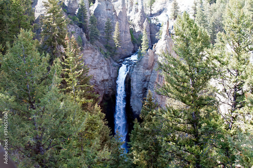 Gibbon Falls Yellowstone National Park photo