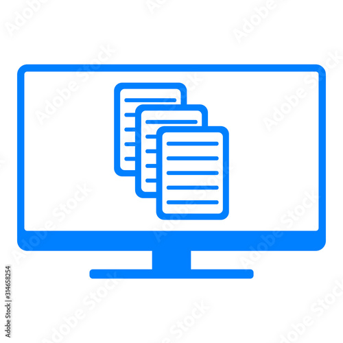 Dokument und Monitor