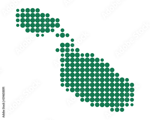 Karte von Malta