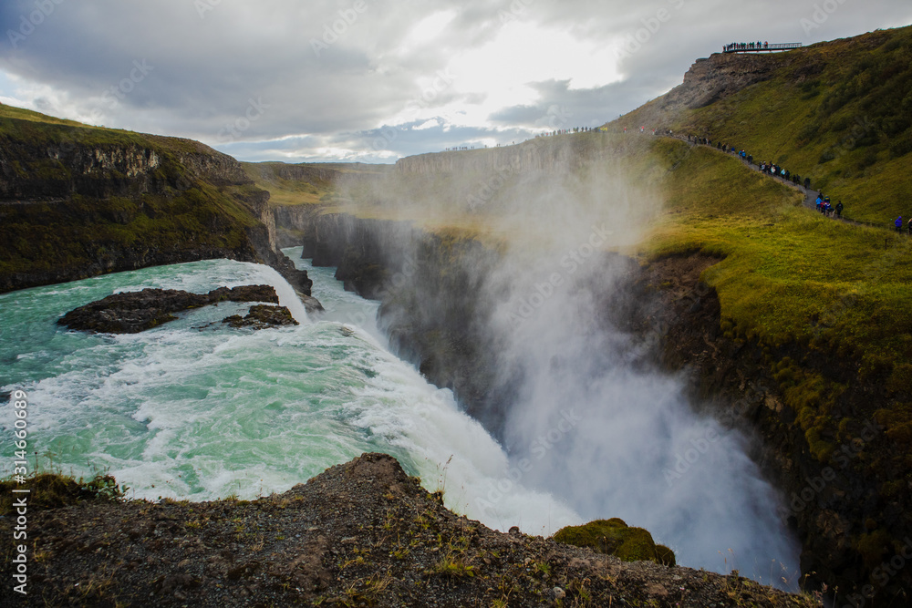 Gullfoss Waterfall in Iceland Gullfoss Waterfall in Iceland