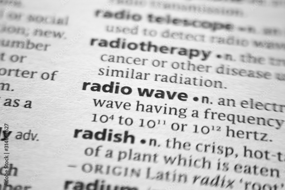 Word or phrase Radio wave in a dictionary. Word or phrase Radio wave in a dictionary.