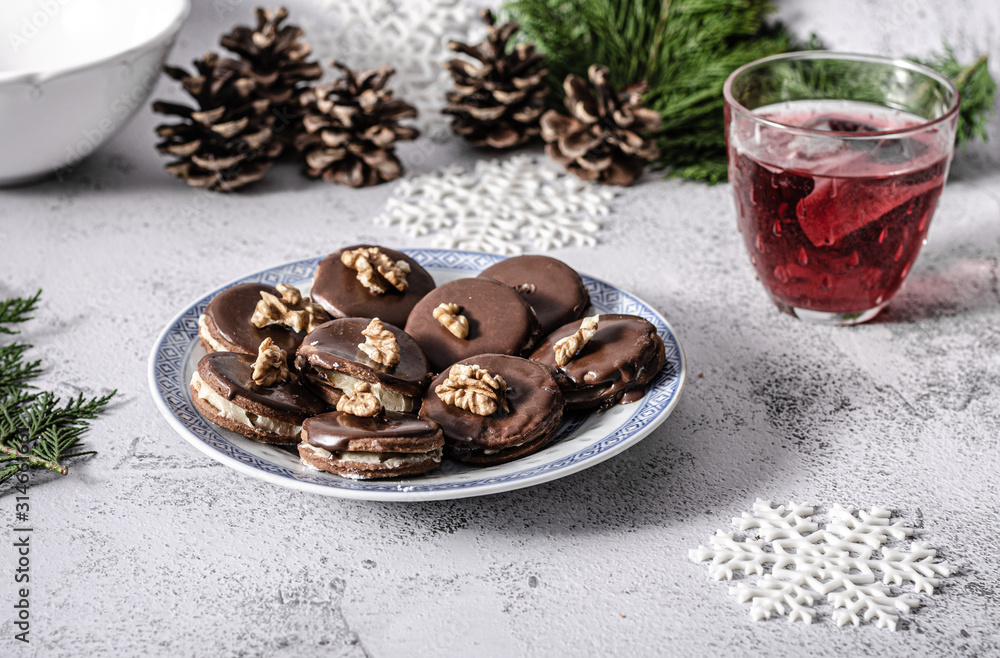 Fototapeta premium Czech christmas sweet cookies