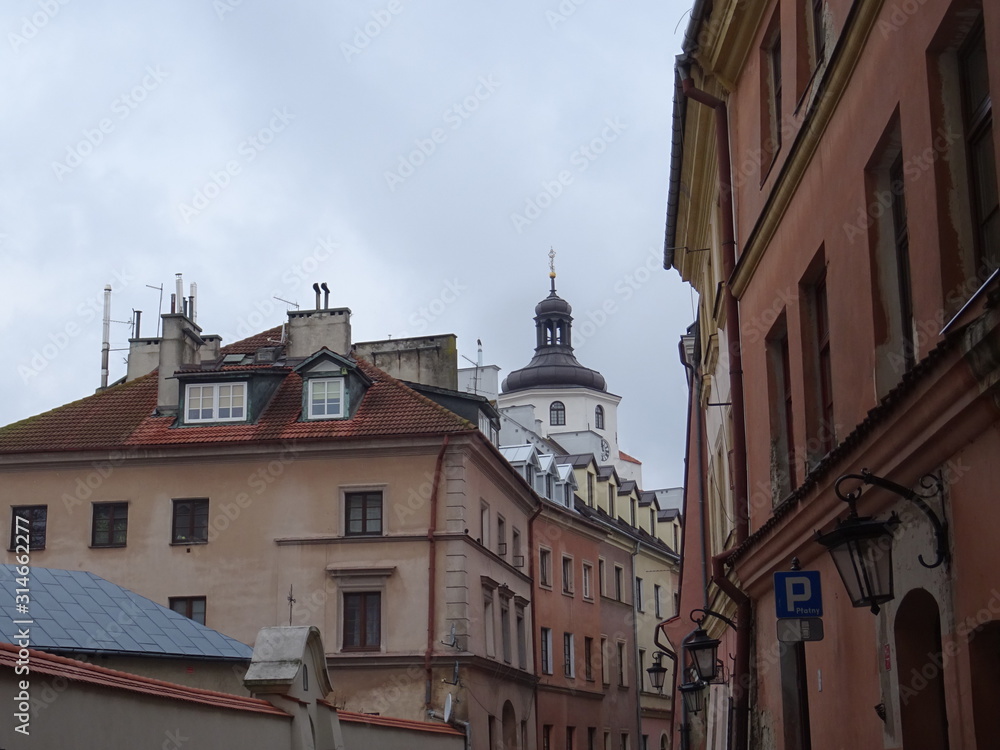 Obraz premium Lublin in December 2019