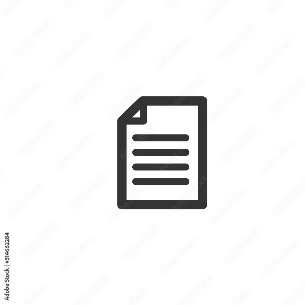 document icon vector illustration for graphic design and websites document icon vector illustration for graphic design and websites